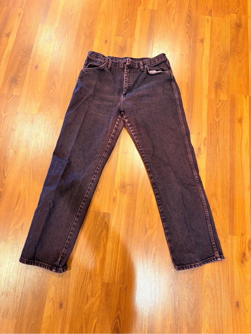 Wrangler acid wash purple Straight Leg Jeans